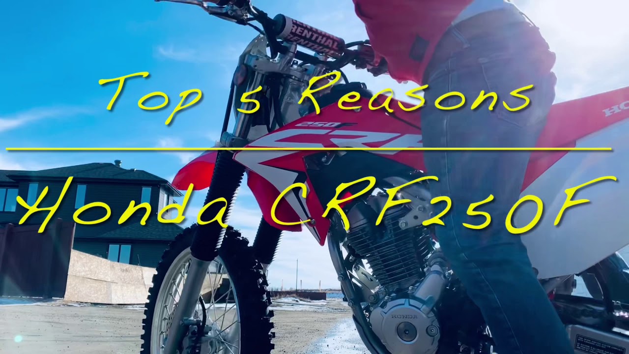 2021 Honda CRF250F / 1 Minute Video of Top 5 Reasons to Get Honda CRF250F / My First Honda CRF250F