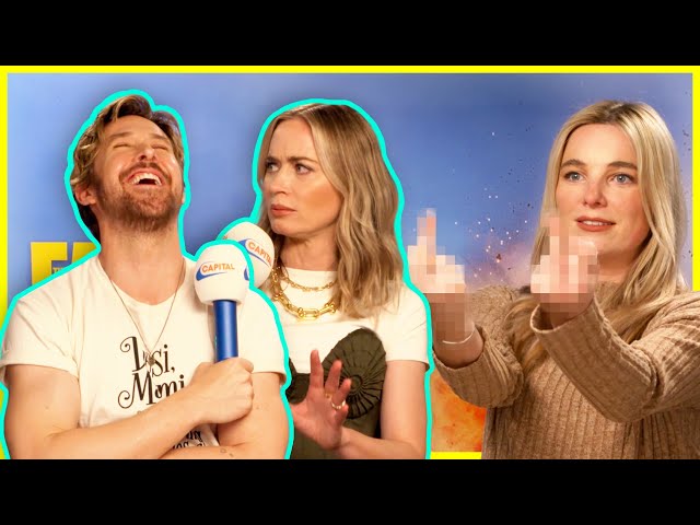 Ryan Gosling being ULTIMATE Ryan Gosling as he roasts Emily Blunt | The Fall Guy interview class=