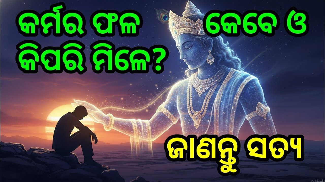 କର୍ମର ଫଳ କେବେ ଓ କିପରି ମିଳେ? ଜାଣନ୍ତୁ ସତ୍ୟ | Krishna bani odia | Bhagavad Gita odia
