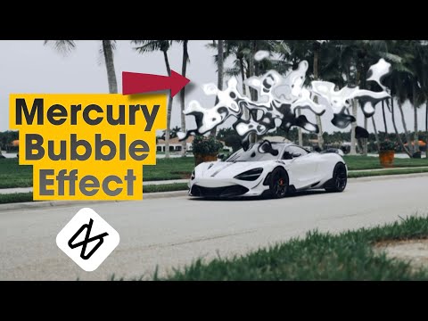 Mercury bubble effect tutorial - trend edit for car