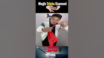 Scarf through pole magic trick reveal #youtubeshorts #shorts #short #magic
