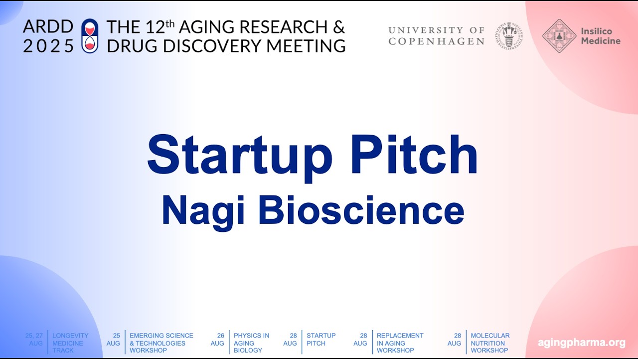 Nagi Bioscience at Startup Pitch ARDD2025