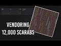 Vendoring an entire quad stash of scarabs  60 divine gamble path of exile 324