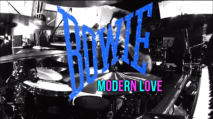 Modern Love Drums version - Drums performance video thumbnail