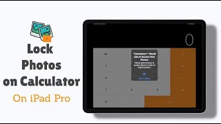 Hide PHOTOS on iPad Pro Camera Roll | Lock & Password Protect Secret Pictures in iPad screenshot 3