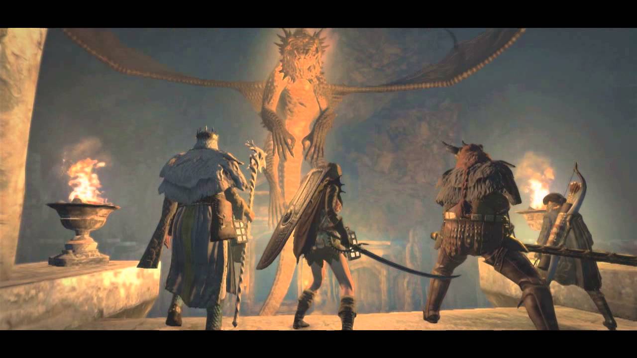 Dragon S Dogma Dark Arisen Mystic Knight Gameplay Youtube