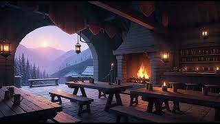 Quiet Tavern Corner🔥 Warm Hearth Ambience | Deep Focus Winter Atmosphere (3 Hours)