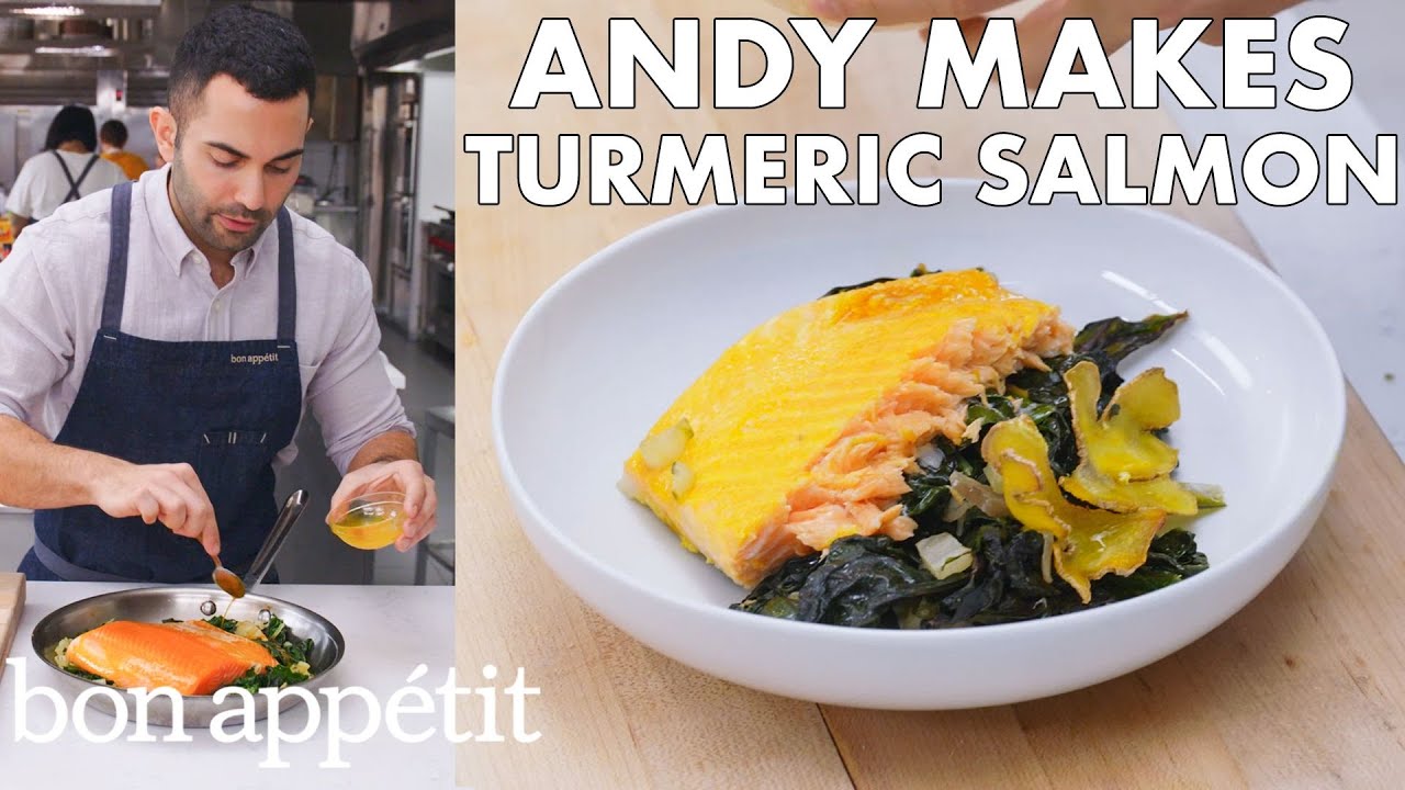 Andy Makes Turmeric Salmon With Coconut   From the Test Kitchen   Bon Apptit