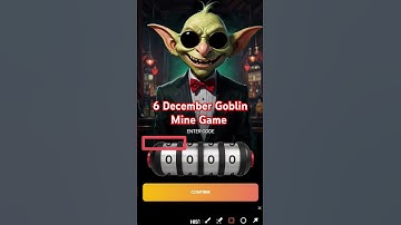 6 December Goblin Mine Game Daily Code || Today Goblin Mine Game Daily Code