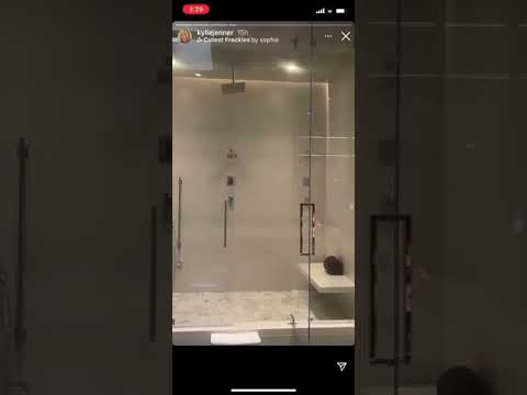 Kylie Jenner new shower 2021