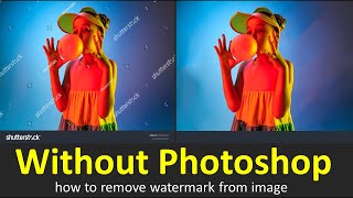 how to remove watermark from image, photo or picture without photoshop | watermark remover app stamp screenshot 3