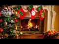 Traditional Instrumental Christmas Music with Fireplace ❄🎄🎅 Christmas Carols 🎁 Christmas Ambience
