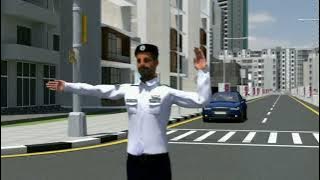 traffic policeman hand signals qatar|(English version)