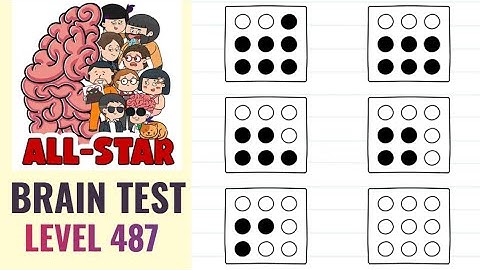 Brain Test All Star Level 487 | Make the 6th shape follow the pattern | Walkthrough