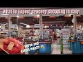 GROCERY SHOPPING IN ITALY - What To Expect In Sicily
