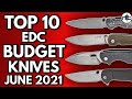 Top 10 BEST Budget EDC Folding Knives - June 2021