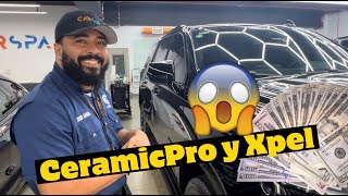 CUANTO CUESTA Y QUE ES CERAMIC PRO Y EL XPEL  EN CAR SPA  APLICADO EN TAHOE DE DJ JOE CATADOR