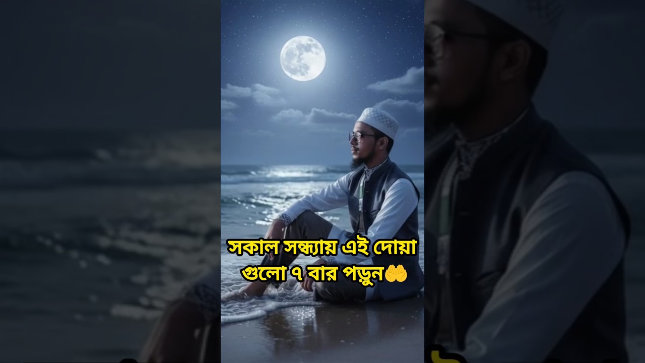 এই দোয়াটি সকাল সন্ধ্যা সাতবার পড়ুন 🤲 