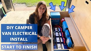 DIY Camper Van Electrical Install START TO FINISH with EXPLORIST.Life Wiring Kits | Van Build Series