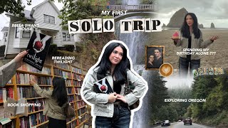Details my first solo birthday trip to oregon ✈️🌲📚 | bookstores, twilight + learning to be alone 🥹 Guide