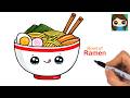 How to Draw a Ramen Bowl ???? Cute Food Art