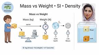 Mass vs Weight, SI units, Density| Effortless Chemistry