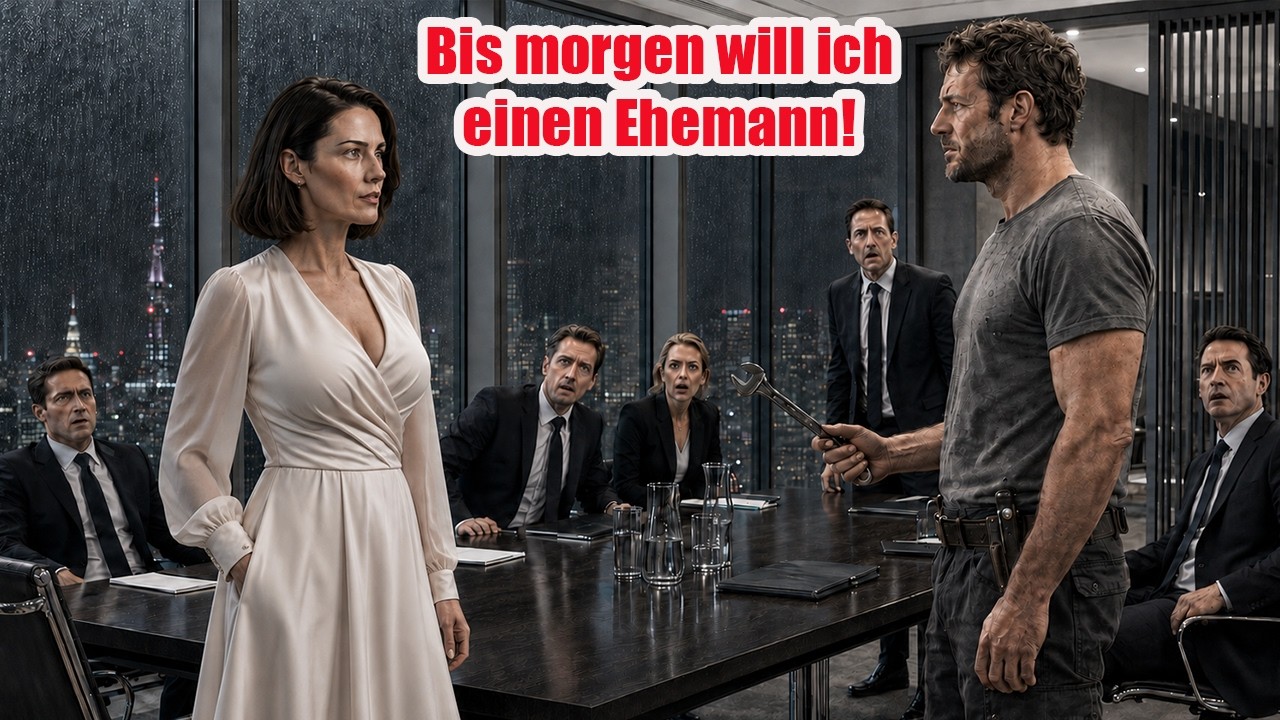 Ich stand um 23 Uhr in meinem Büro über der Skyline und sagte zu meinem Anwaltsteam, dass ich bis zum nächsten Morgen einen Ehemann brauche. Ich hatte vier Milliarden, drei Tage ohne Schlaf und...