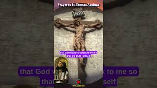 Prayer To St. Thomas Aquinas