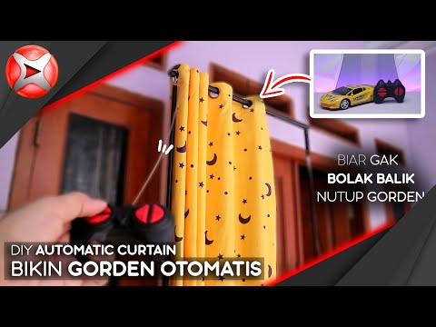 Cara Membuat Alat Pembuka/Penutup Hordeng Otomatis