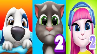 My Talking hank 5 vs My Talking Tom 2 Vs My Talking Angela 2