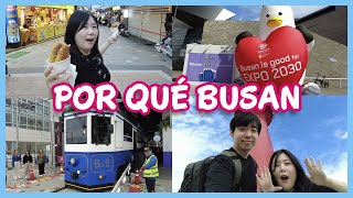 VISITAMOS BUSAN  QUÉ COMER, FESTIVAL DE CINE BIFF, APOYO A EXPO BUSAN 2030, HAEUNDAE, BLUE LINE