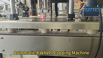 Linear 4-wheel Clamping Capping Machine, Best Factory 4-Wheel Screw Capper Machine