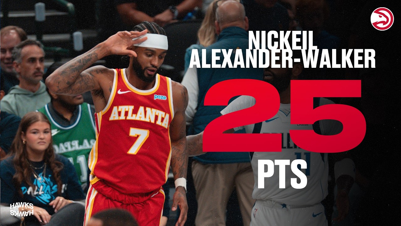 Nickeil Alexander-Walker drops 25 Points with 6 Threes in Hawks Preseason Finale