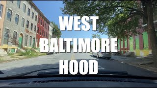 BALTIMORE MARYLAND HOODS DRIVING TOUR ABANDONED HOMES LINE THE STREETS