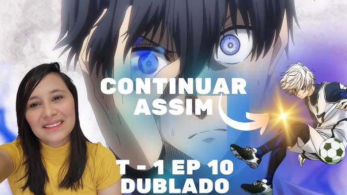 BLUE LOCK EPISÓDIO 9 DUBLADO PT - BR [REACT] COM HANNAH 