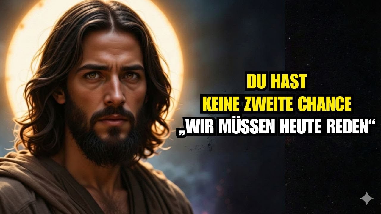 GOTT SAGT: „DIES IST DEINE LETZTE CHANCE, ZUZUSCHAUEN.