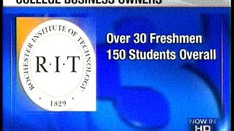 RIT on TV News: Student Entrepreneurs