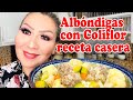 Albóndigas con Coliflor receta casera