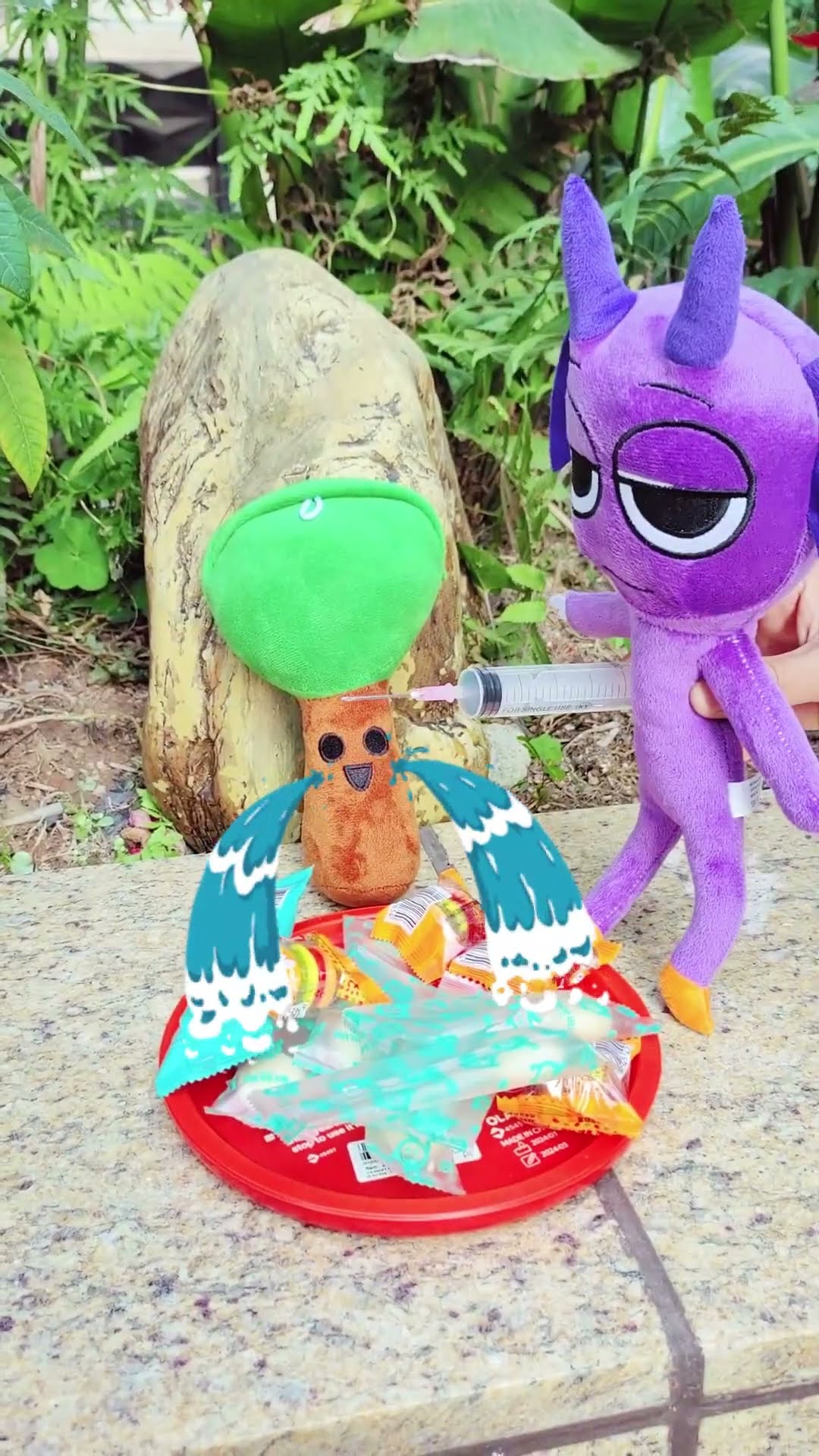Durple wants Mr. Tree's Candy