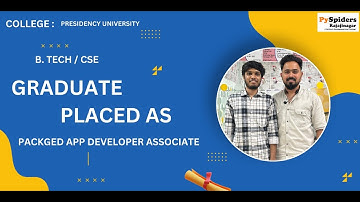 B.TECH  (CSE) Graduate Placement Story From PySpiders Rajajinagar | As a   DEVELOPER ASSOCIATE