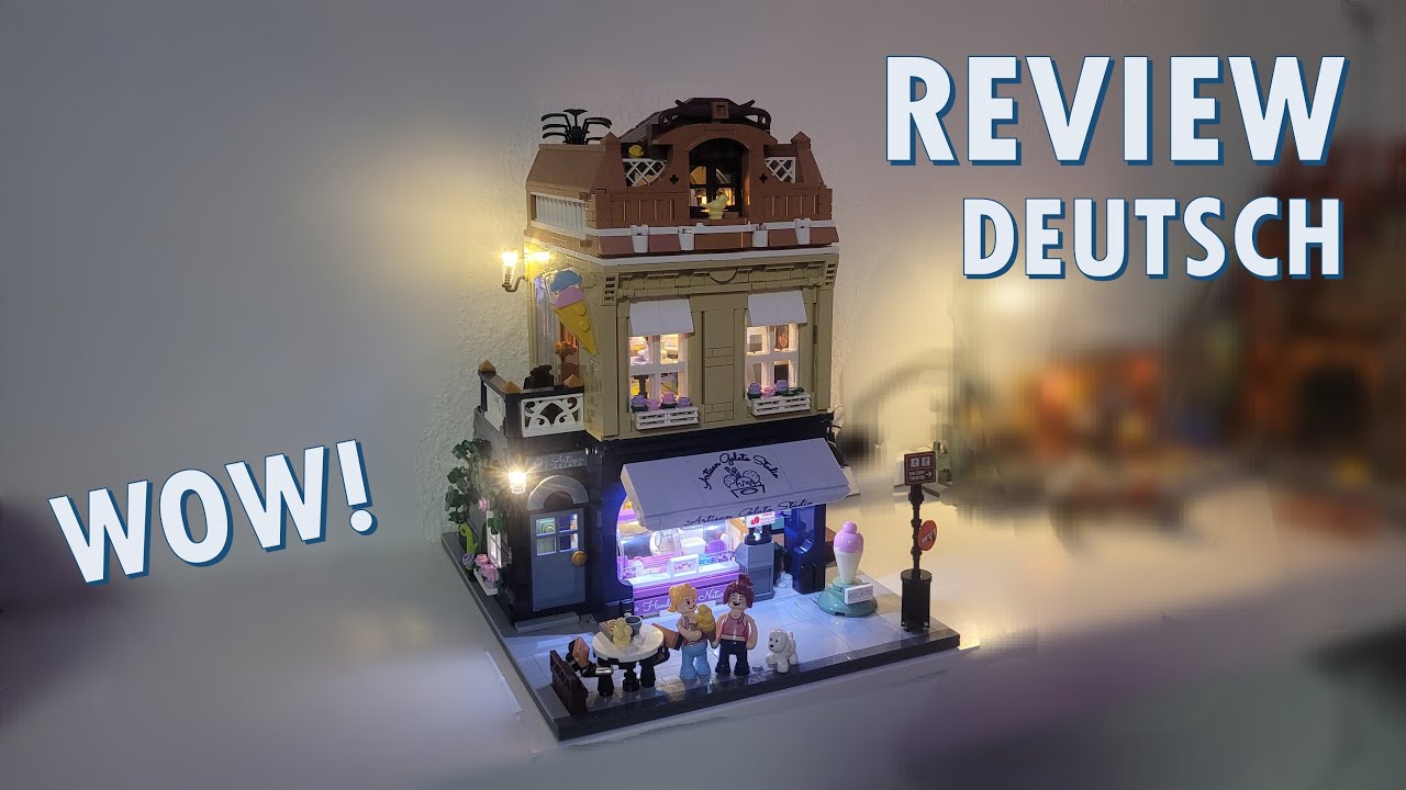 LumiBricks (Funwhole®) F9078 Gelato Store | Unboxing & Review, Deutsch | Tobi’s Brick Space |