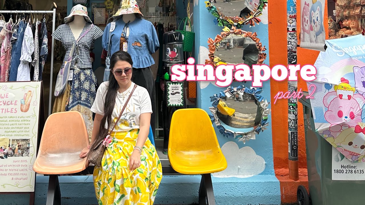 COLORFUL CORNERS OF SINGAPORE 🇸🇬 | Travel Vlog Day 2
