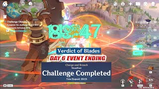 Verdict of Blades Day 6 Event Ending - Charge and Breach Wanderer C6 Showcase