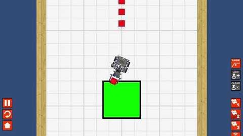 Virtual VEX IQ Clawbot Container Handling Challenge