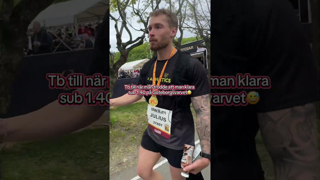 Ibland G R Det Inte Riktigt Som Man T Nkt L Pning Teborgsvarvet