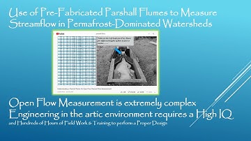 How to: Parshall Flumes Pre-Fabricated Use to Measure Streamflow in Permafrost-Dominated Watersheds