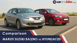 Hyundai i20 Facelift vs Maruti Suzuki Baleno: Petrol Comparison Review