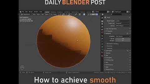Smooth Shadows for Low Poly Objects in Blender #Shorts
