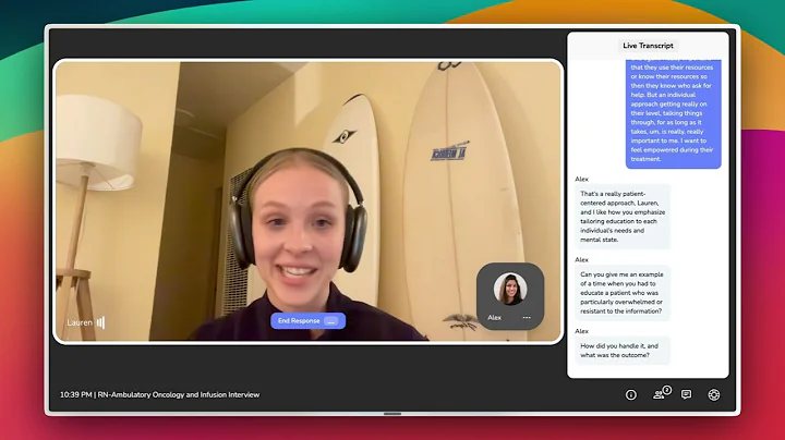 AI Recruiter Interviews Nursing Candidate