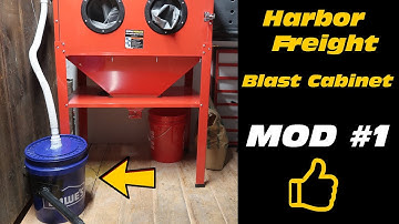Sand Blasting Cabinet Mods Part 1 Vacuum How To